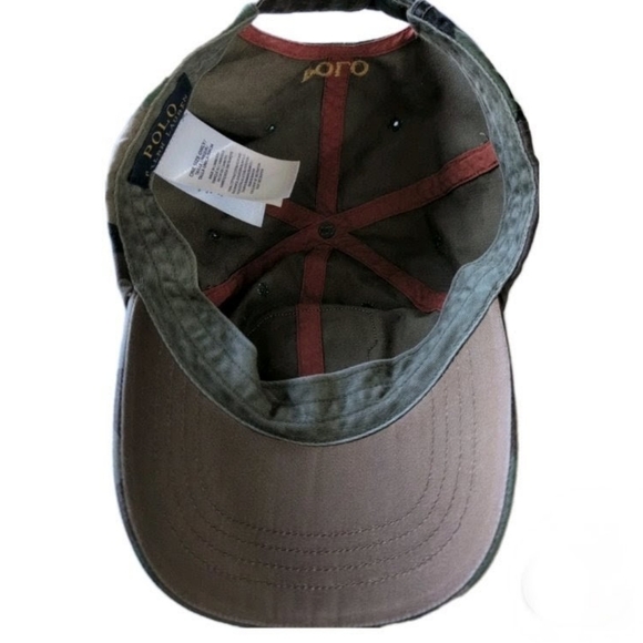 Polo Ralph Lauren Baseball Cap Varsity P Chenille Patch Mens OS Snapback - Picture 4 of 6